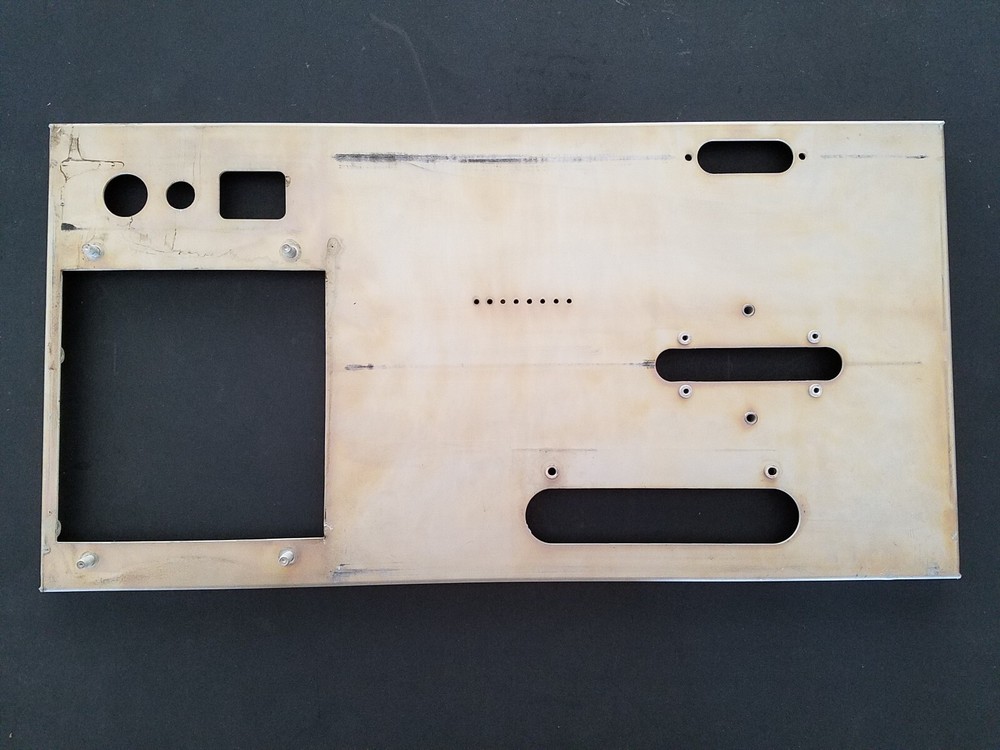 Metal Panel for a FLUKE 5100B Calibrator