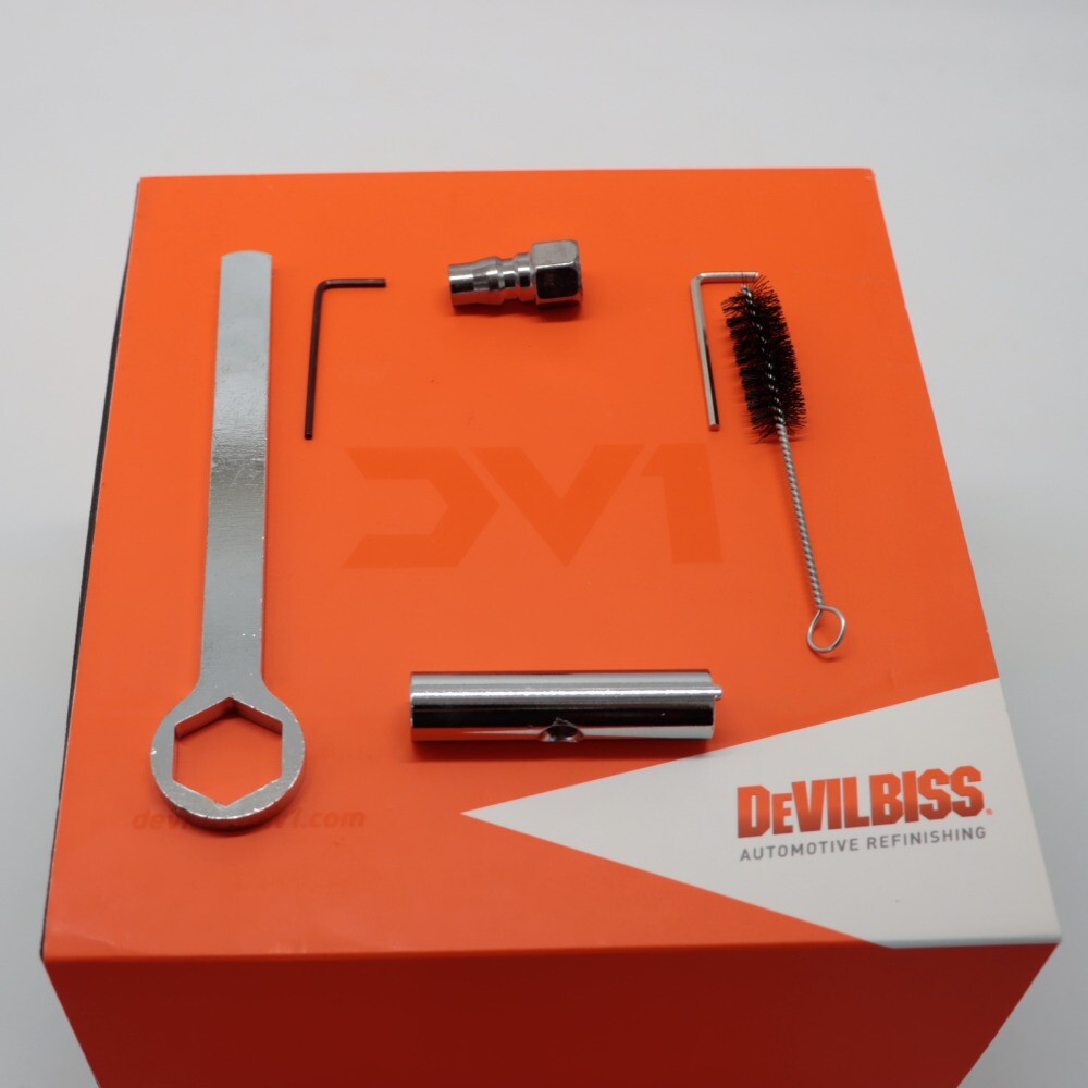 For Devilbiss DV1-B1+ 1.3mm 600ml Cup Car Basecoat Non Digital Gun Base Gun