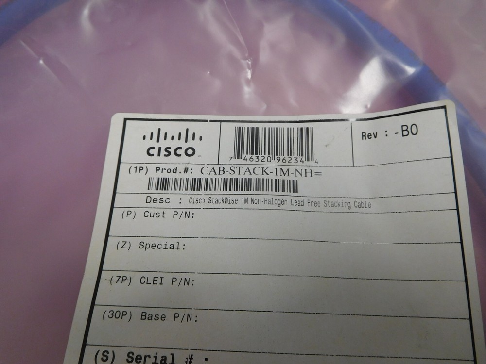 NEW Genuine Cisco StackWise CAB-STACK-1M-NH 72-4227-01 Stacking Cable