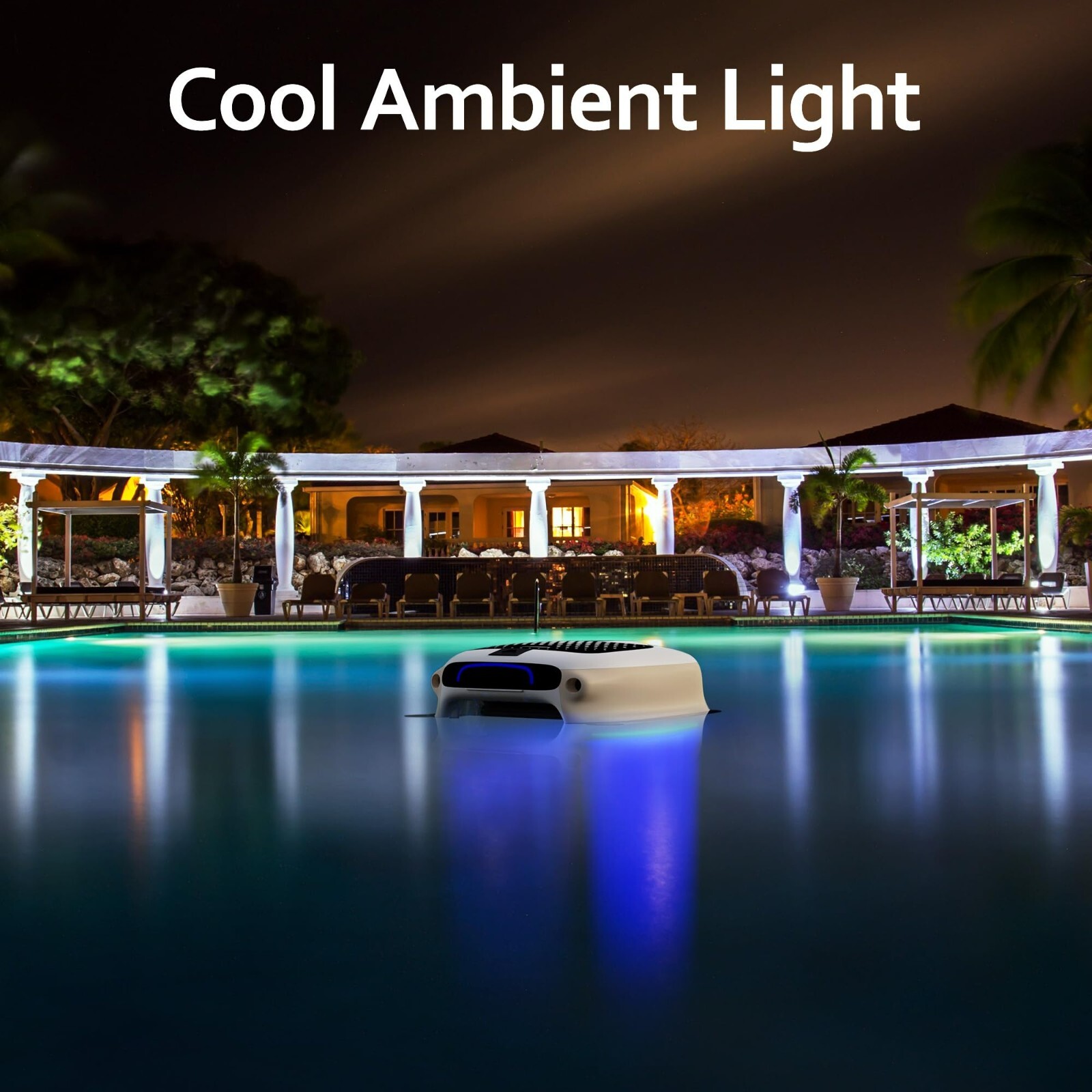 POOLPURE Pool Skimmer Robot, Remote Control Pool Surface Skimmer, Automatic