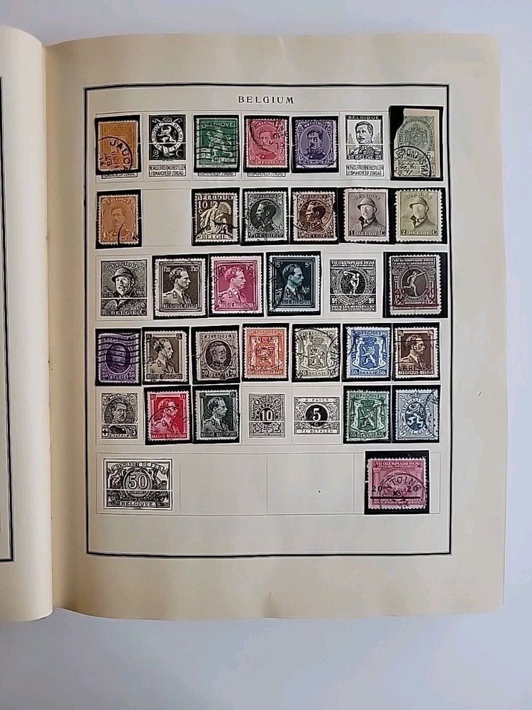 Modern Postage Stamp Album Fully Illustrated 1925 Edition