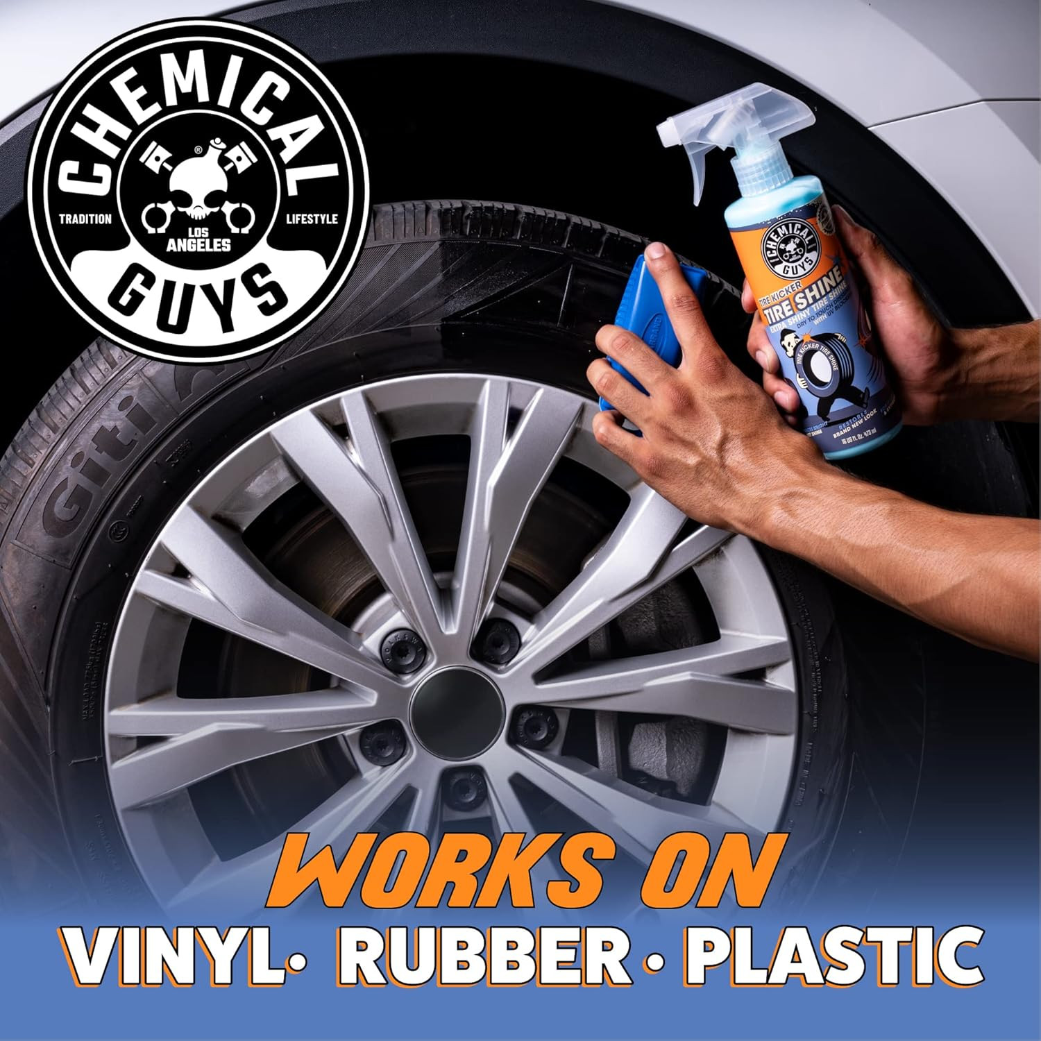Chemical Guys TVD113 - Tire Kicker Extra Glossy Tire Shine (1 Gal)