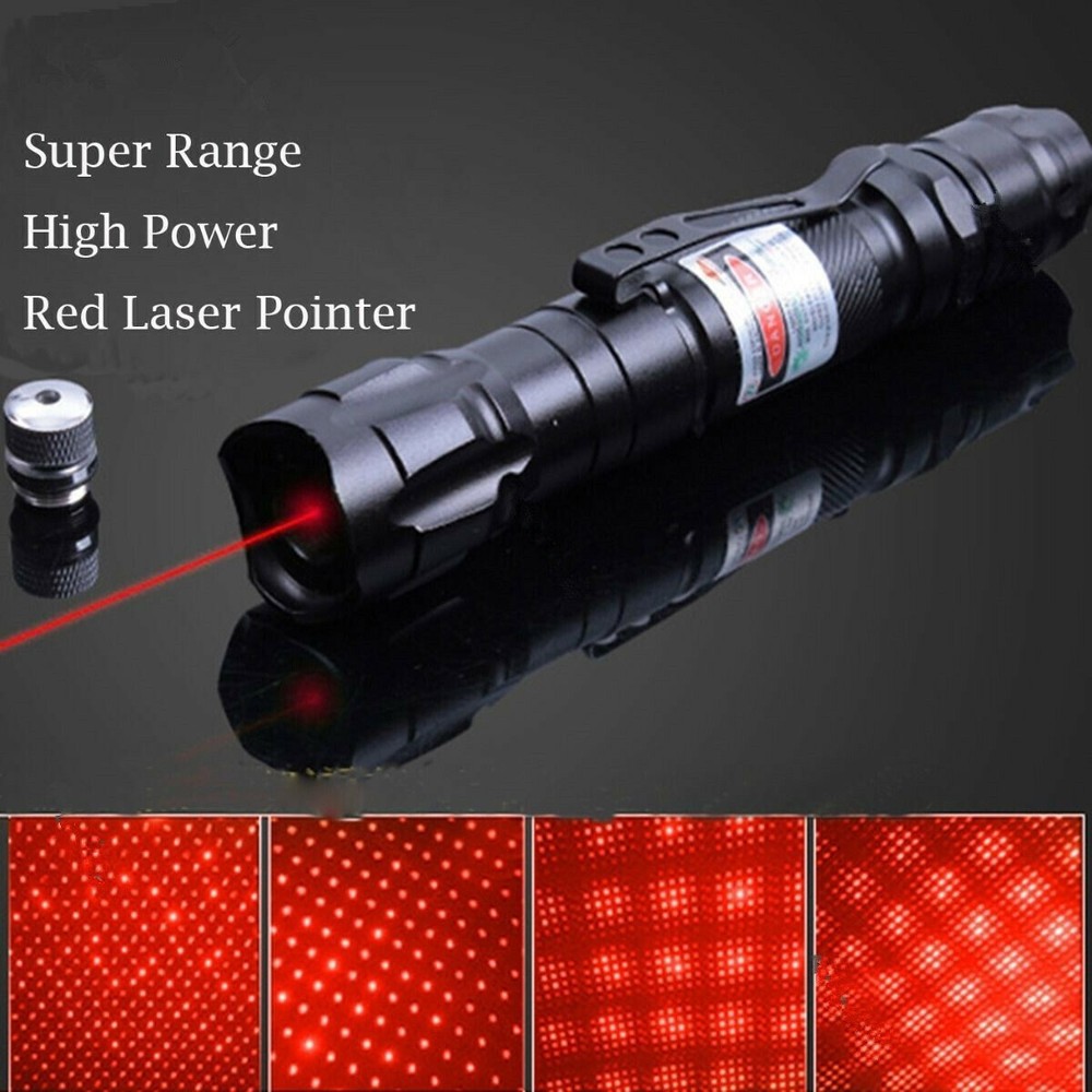 Red Laser Pointer Pen Lazer +2PCS Battery