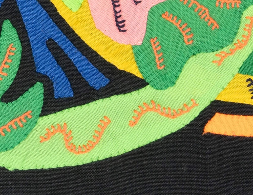 Multicolor Orange And Blue Molita