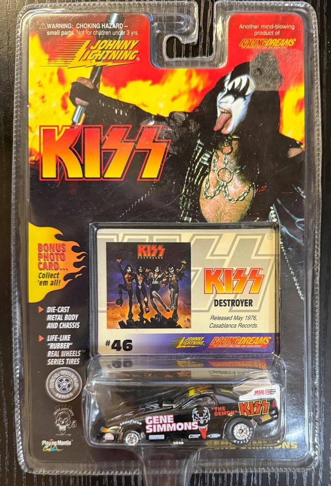 Kiss Johnny Lightning "Gene Simmons" Die-Cast Metal Body & Chassis #46(152-00)