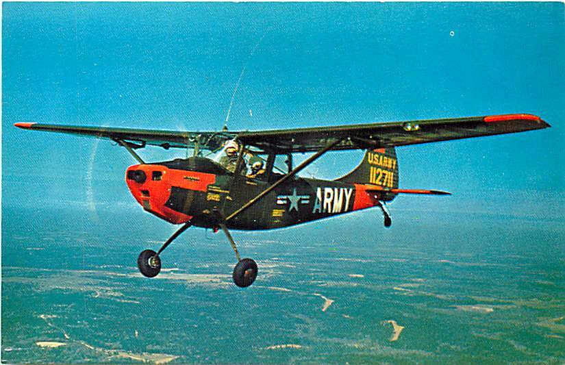 Berkeley/Fox L-19 BIRD DOG PLAN + SCALE DATA for 61" Span RC Model Airplane
