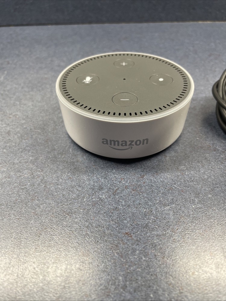 Amazon Echo Dot White RS03QR with Cable and Power Adapter