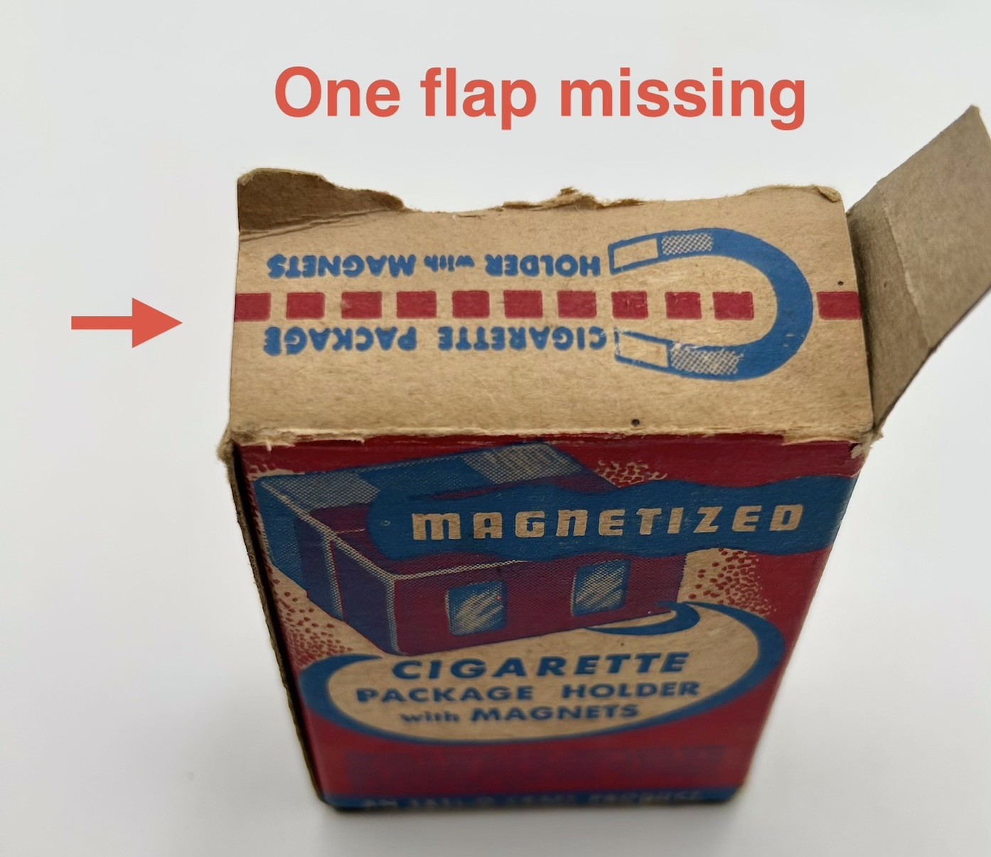 VTG Magnetic Cigarette Holder Pack Camel Cardboard Box