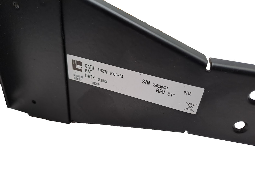 ADC PPI2232-MVJT-BK Patch Panel Patchbay 2x32