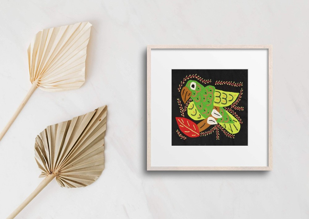 Multicolor Red Abd Green Bird Molita