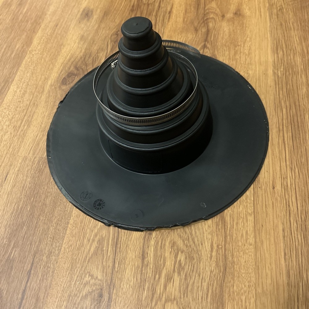 Firestone / Versico /  QuickSeam EPDM Pipe Flashing / Pipe Boot w/clamping Ring