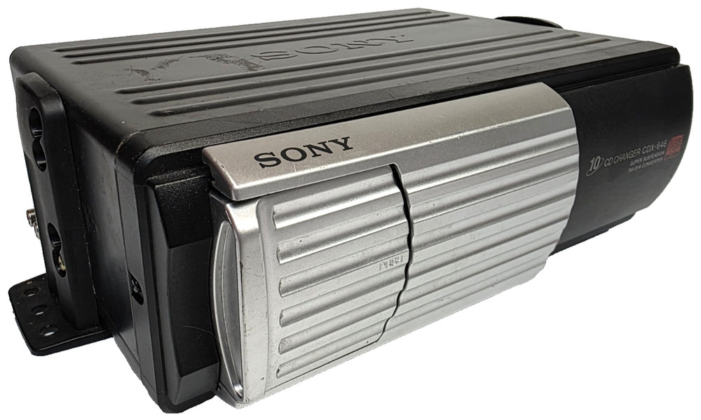 Sony CDX-656 Compact 10-Disc CD Changer For Car Black Untested