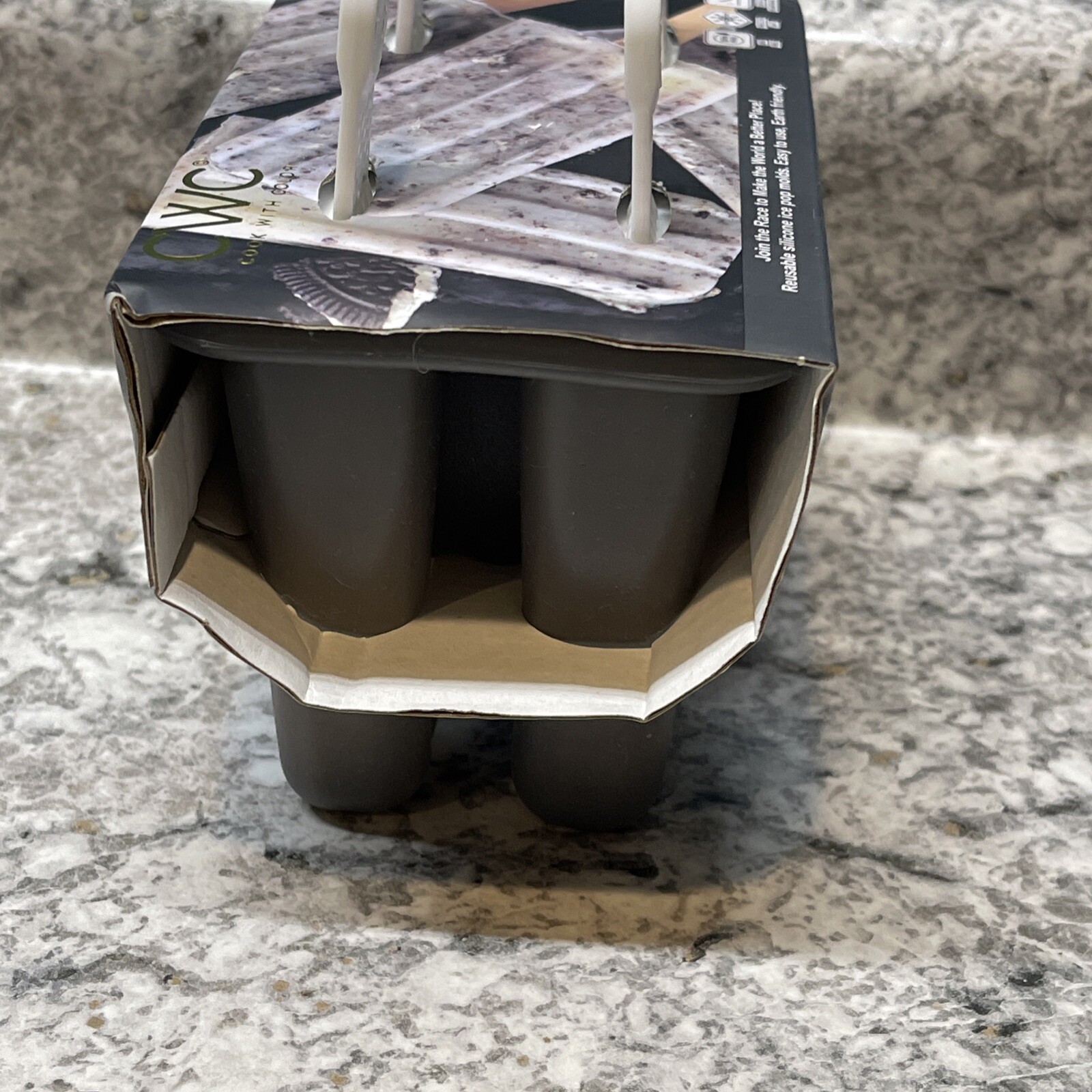 CWC Cook With Color Ice Pop Molds Four Count