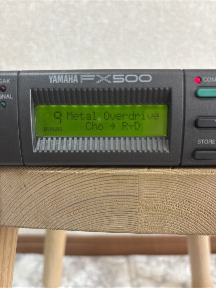 YAMAHA FX500 SIMUL-EFFECT PROCESSOR Guitar Effect TESTED JAPAN