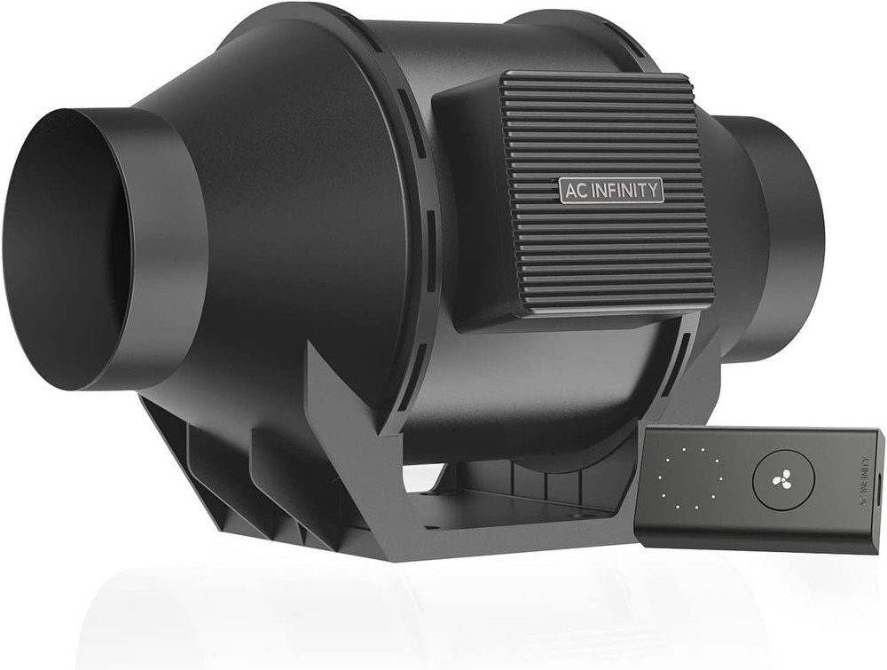 CLOUDLINE A4 Quiet 4" Inline Duct Fan with Speed Controller for Ventilation