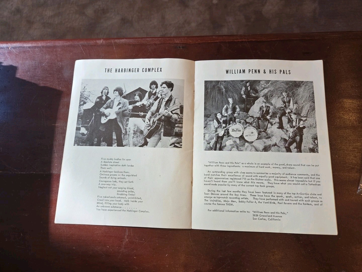 Them Van Morrison 1966 Concert Tour Book Oakland Coliseum Association Baytovens