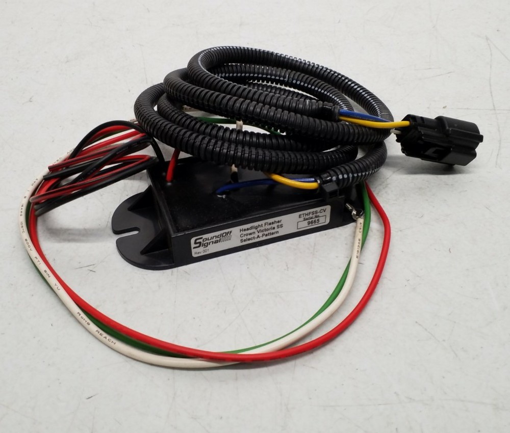 SoundOff Signal ETHFSS-CV Headlight Flasher Plug-In Module Select-A-Pattern