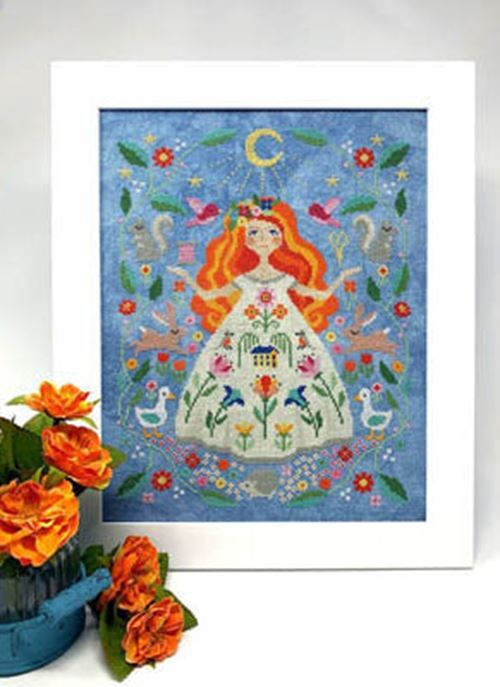 Stitch Goddess by Tiny Modernist cross stitch pattern