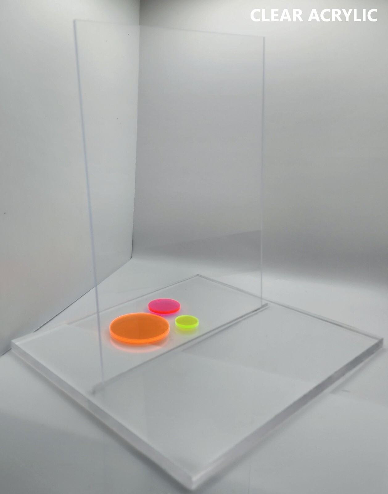 CLEAR ACRYLIC PLEXIGLASS 1/8" PLASTIC SHEET PICK YOUR SIZE ^