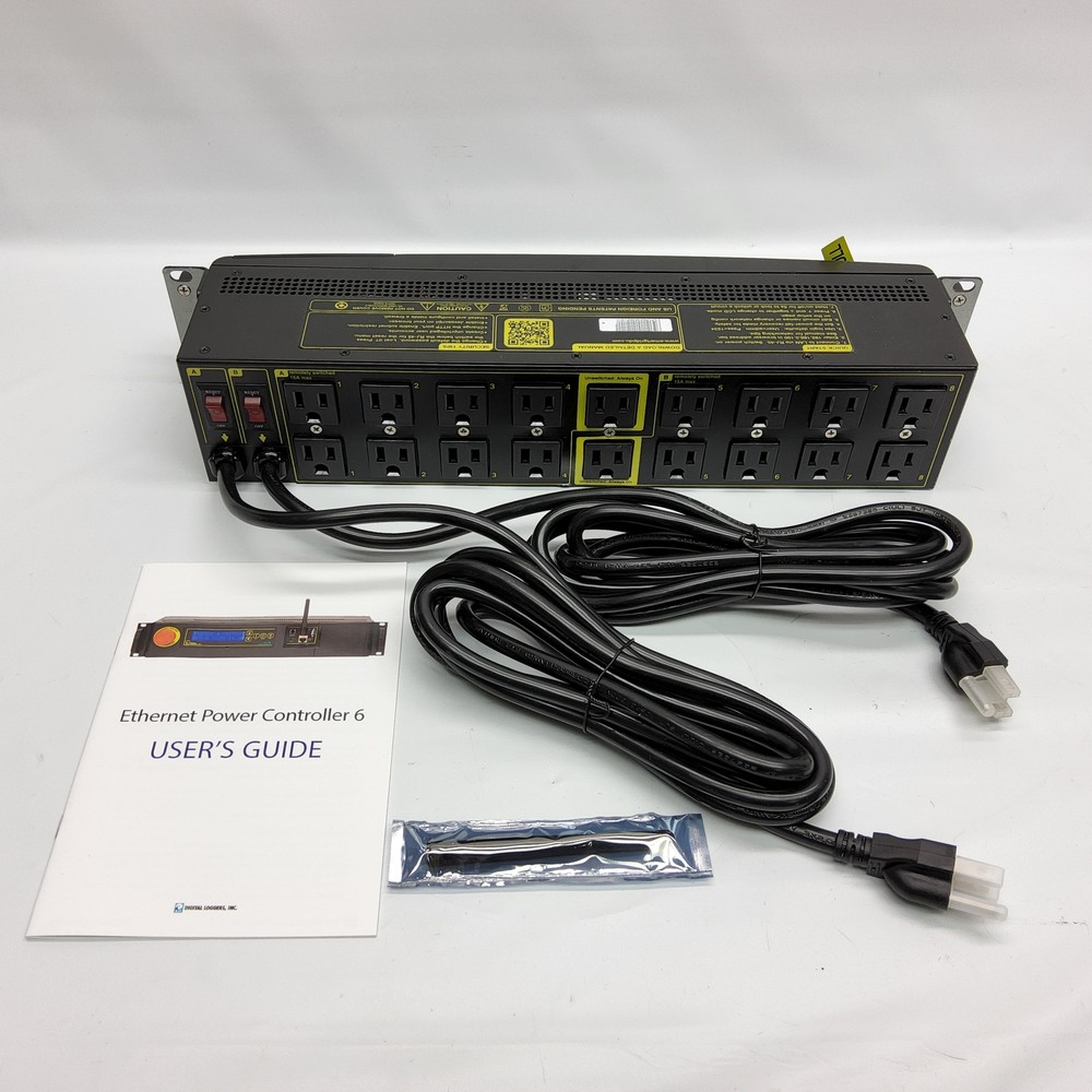 Digital Loggers DLI Ethernet Power Controller EPCR6 Remote Power Switch 18