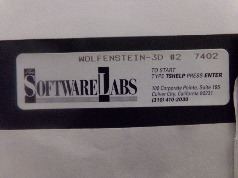 SoftwareLabs Wolfenstein-3D 1 & 2 Floppy Disk