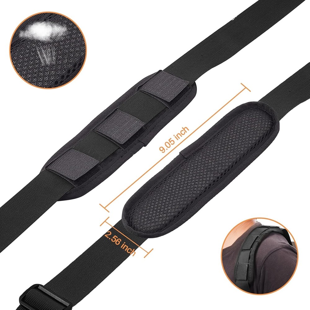 Tactical Adjustable Quick Release 2 Point Rifle Gun Sling Strap +Shoulder Padded