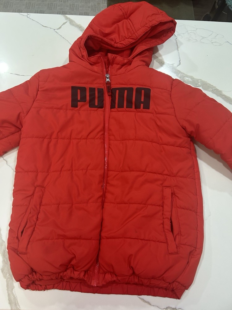 Kid Puma Winter Jacket Red Size 14-16