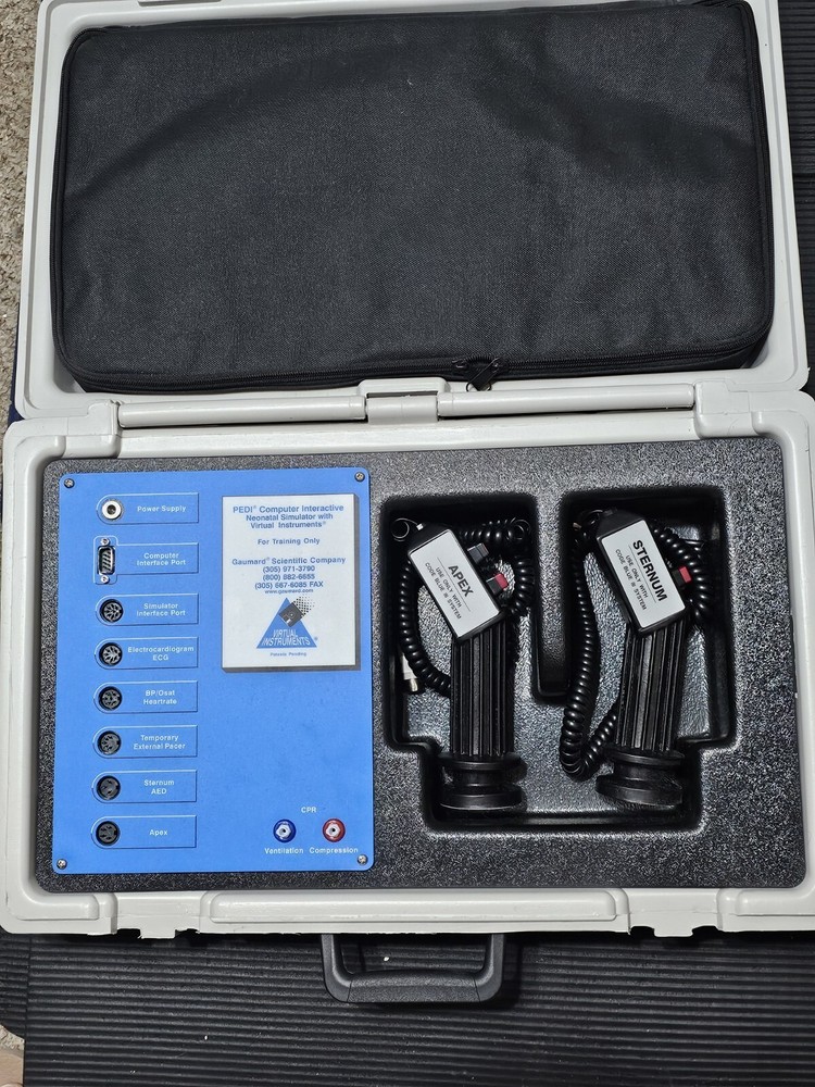 Guamard PEDI Computer Interactive Neonatal Simulator W Virtual Instruments