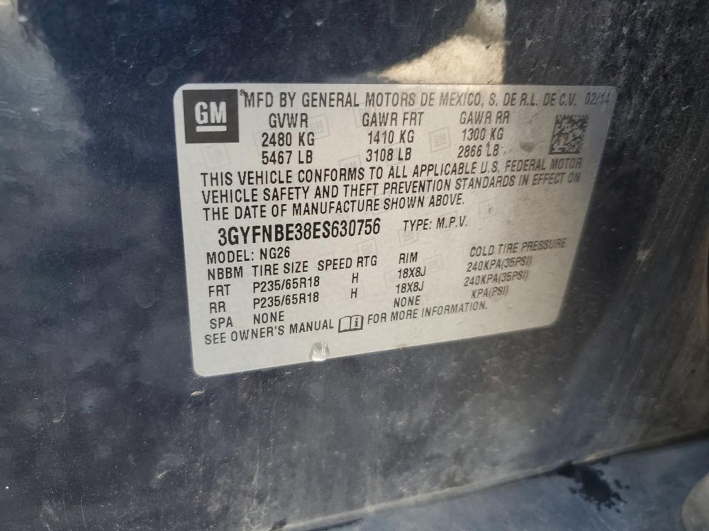 Used Blind Spot Detection System Warning Control Module fits: 2014 Cadillac Srx