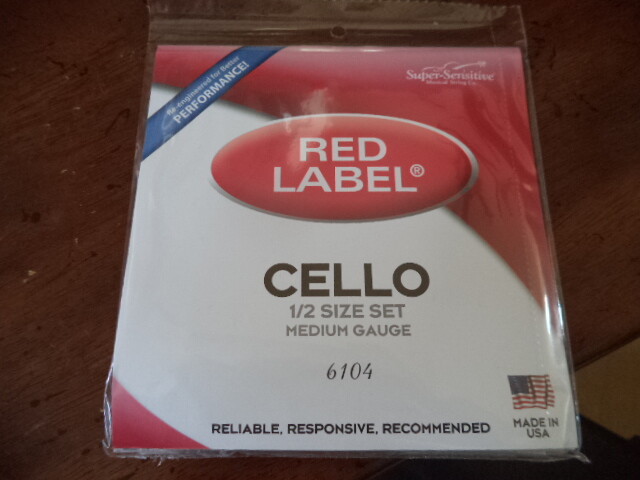 Red Label 6104 Super Sensitive Cello String