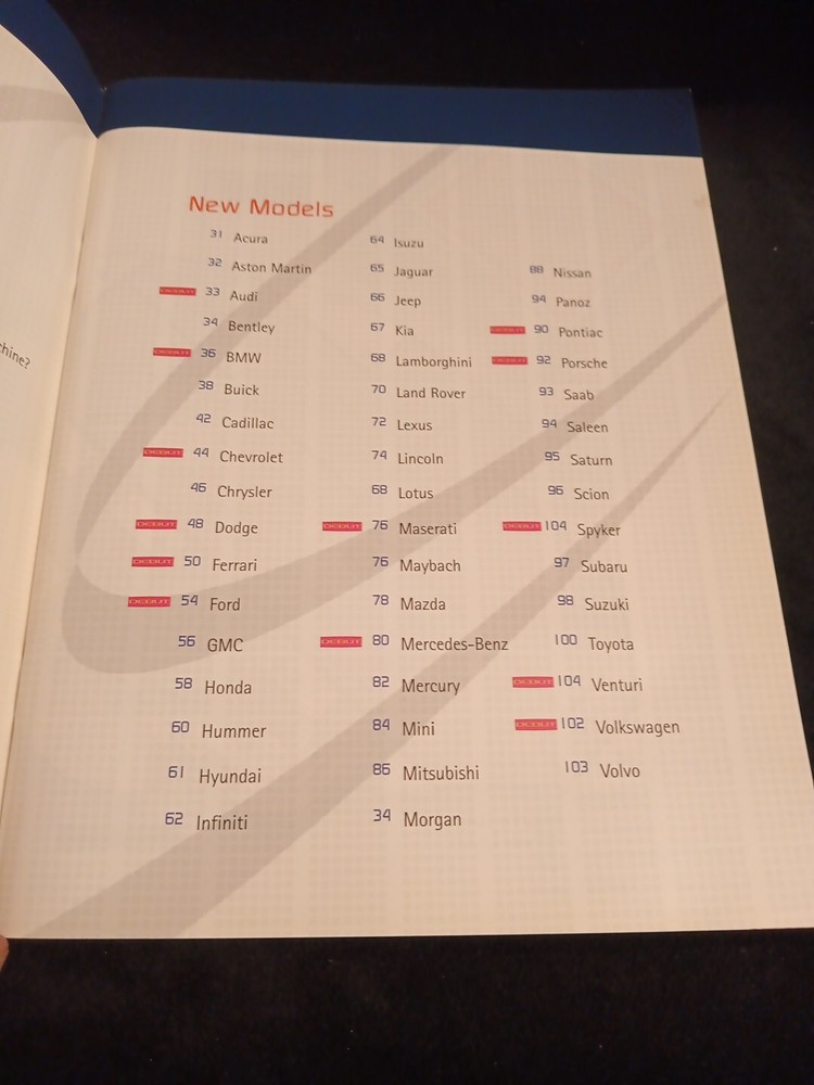 Los Angeles Auto Show Program 2005