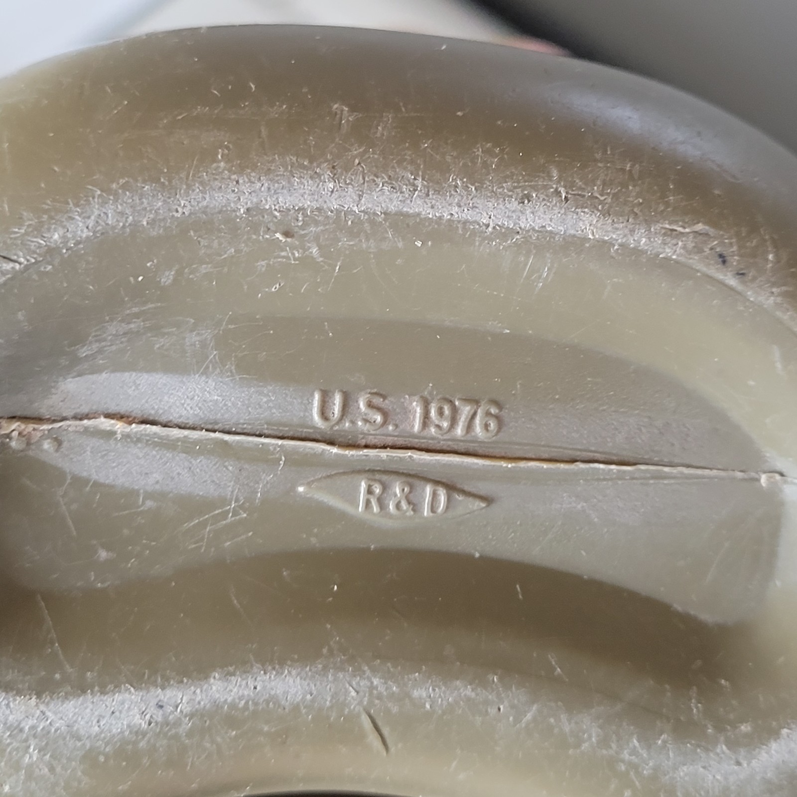 Vintage 1976 US Military 1 Qt Hard Plastic Canteen & Aluminum Cup Field Gear