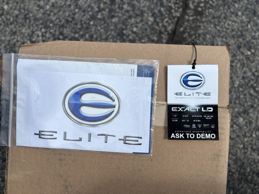 Elite Archery Compound Bow - Exalt LD - RH - Tan