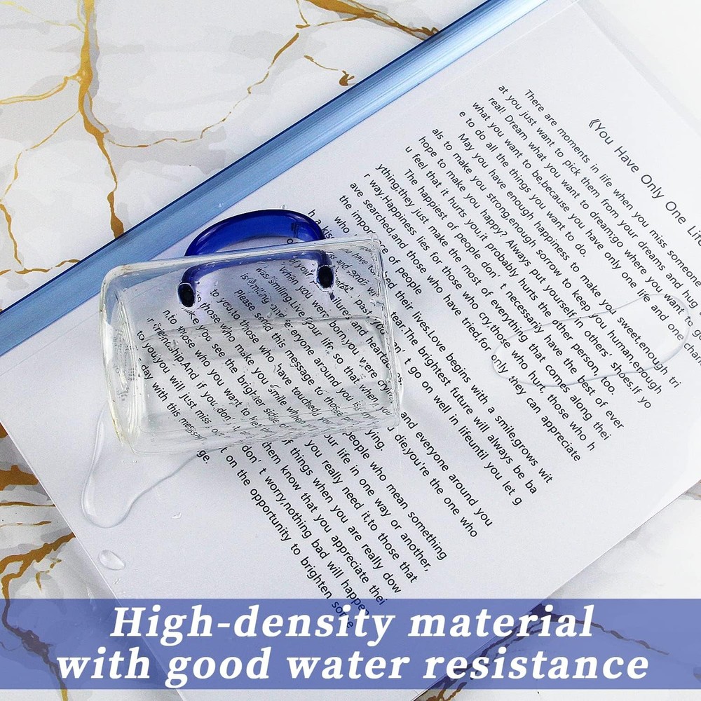10 Pack Clear Report Covers A4 Size with Sliding Bars, 15mm