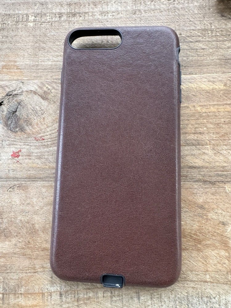 Mophie iPhone 7 Plus Charge Force Case Tan Brown Leather
