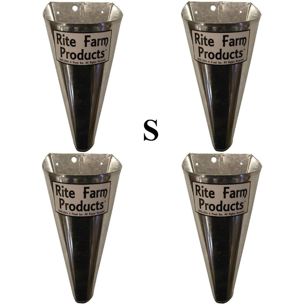 4 PACK-SMALL- RESTRAINING KILLING KILL PROCESSING CONES FOR POULTRY CHICKEN FOWL