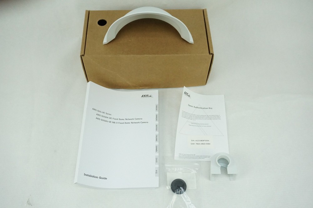 Axis Q35-VE Fixed Dome Network Camera with Weather Shield T94M01D Mount
