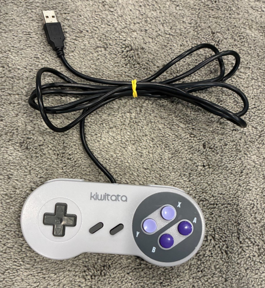 Two (2) N64 USB Controllers & Two (2) SNES USB Controllers - New & Unused!