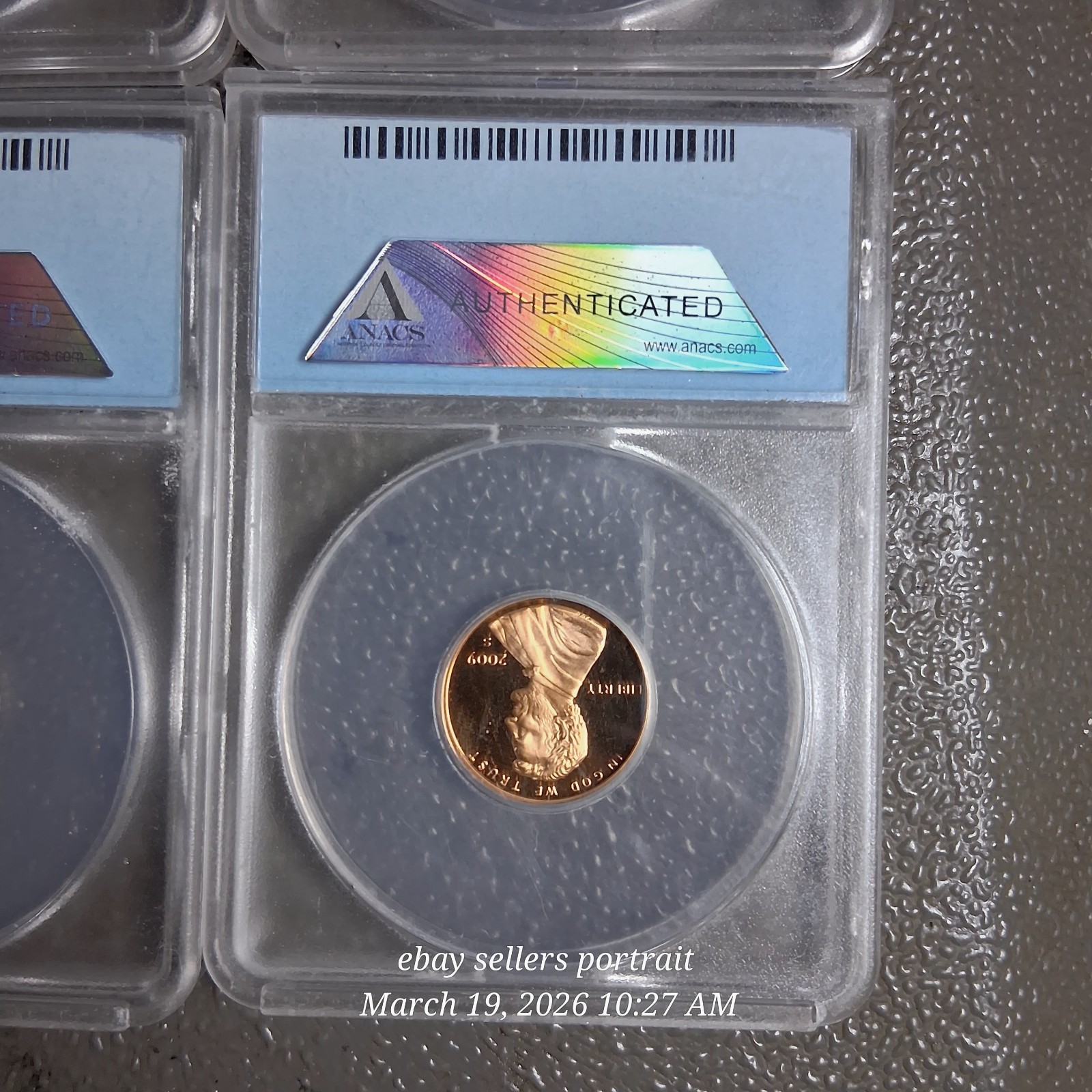 2009-S Lincoln Penny Set (4) ANACS PR70 DCAM First Release MATCHED CERT #095/398