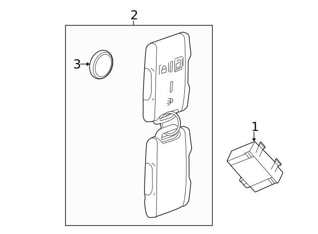Genuine GM Transmitter 13560202