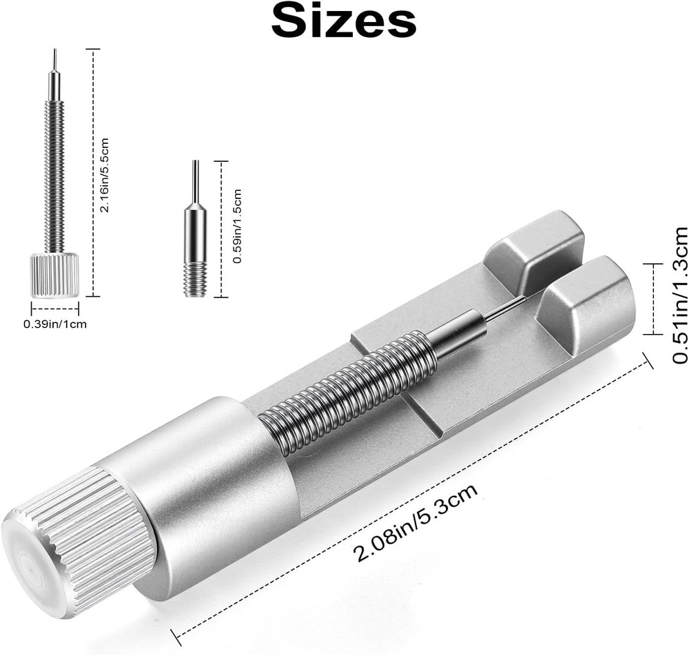 Solid Watch Link Removal Kit, Tools to Adjust and Remove Bracelets，Watch Strap