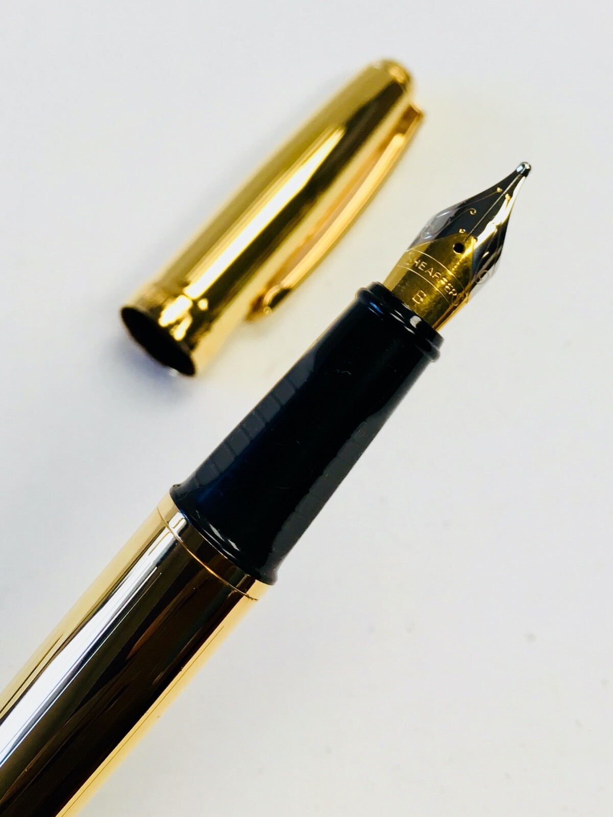 Sheaffer Prelude 22K Gold Plate “B” Nib Fountain Pen