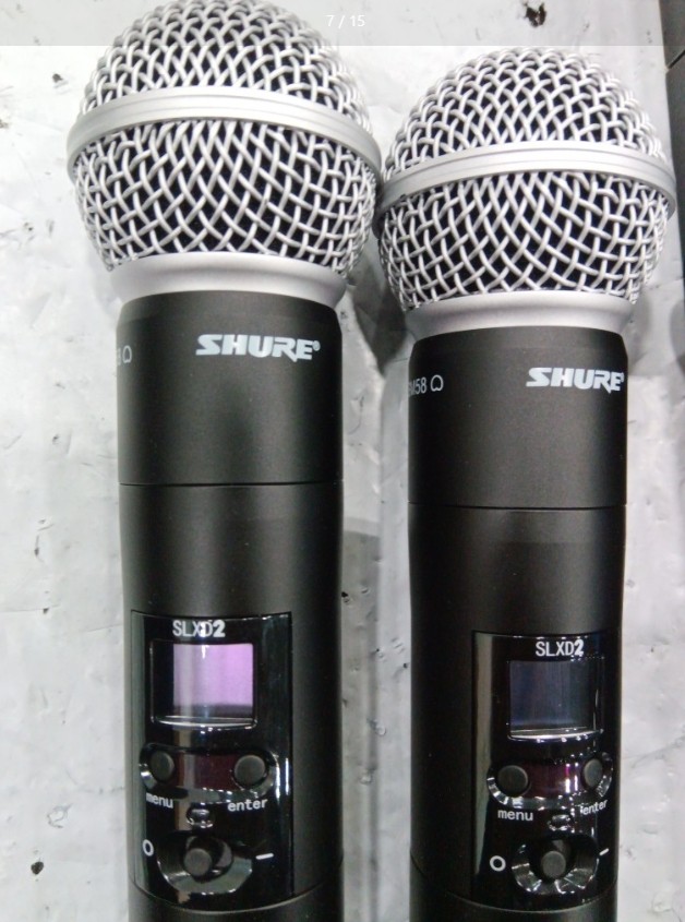 Used SLXD24D/SM58 Dual Handheld Wireless Microphone System