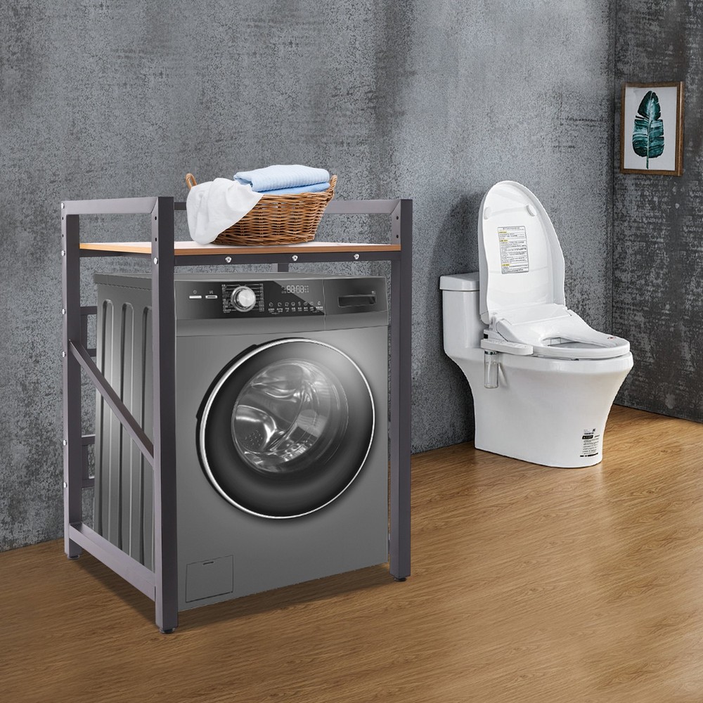 Height Adjustable Washing Machine Stacking Rack For Washer & Dryer Width ＜65cm