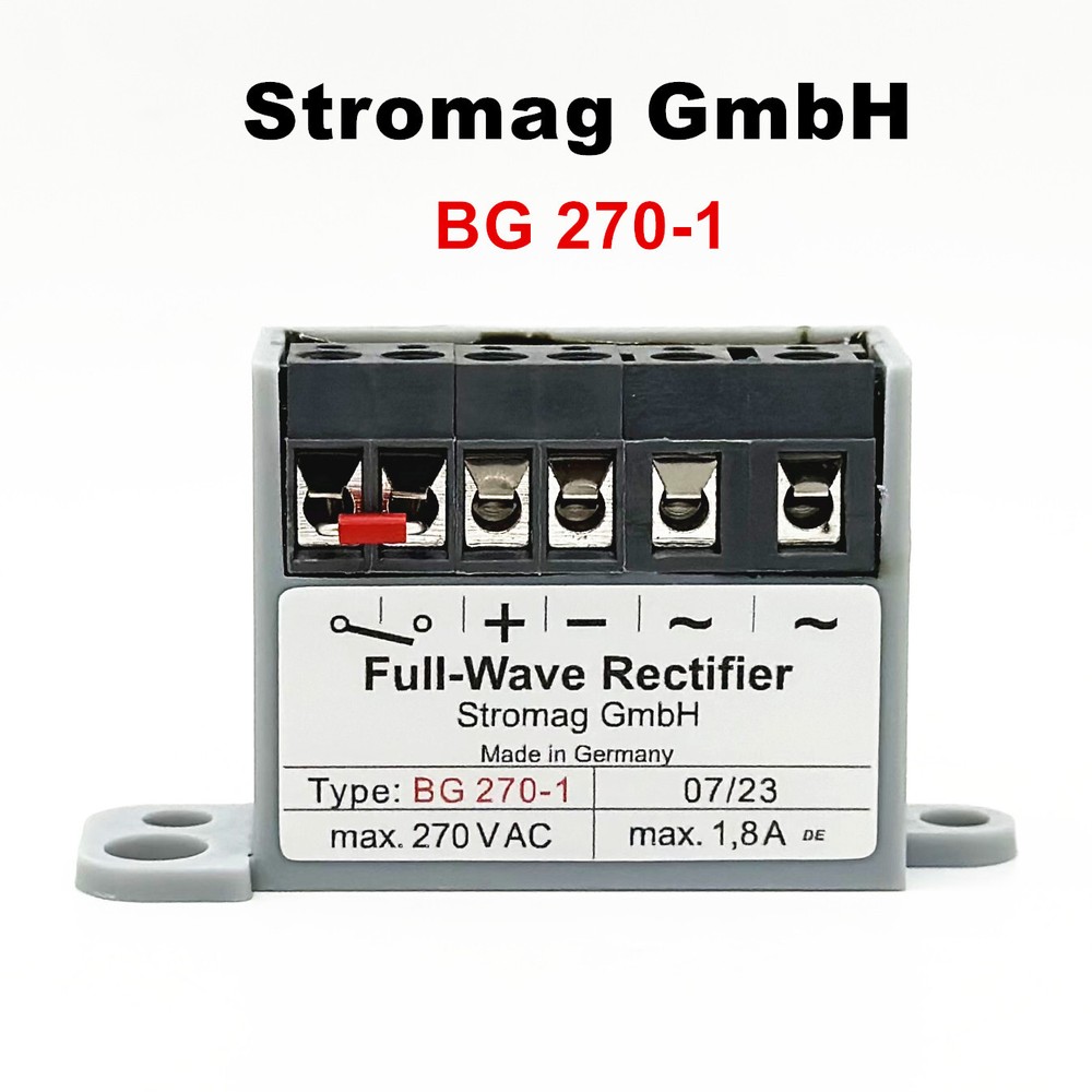 Stromag GmbH Type: BG 270-1 max.270VAC 1,8A Full-Wave rectifier module