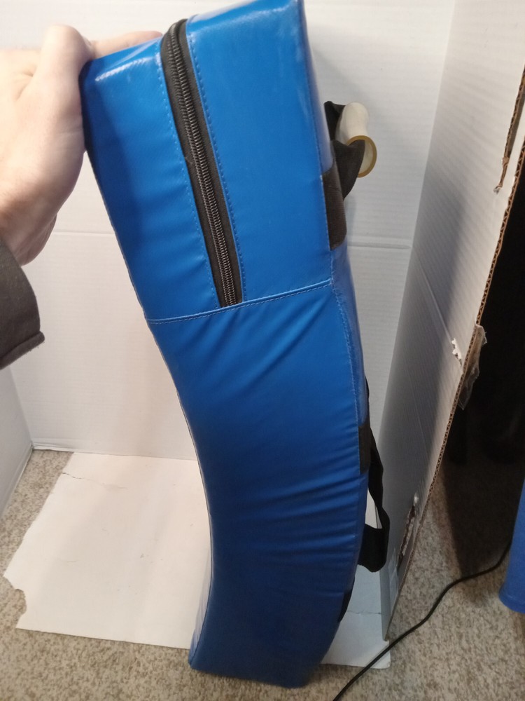 Title Boxing Pro Punch Shield Blue Curved Body Shield