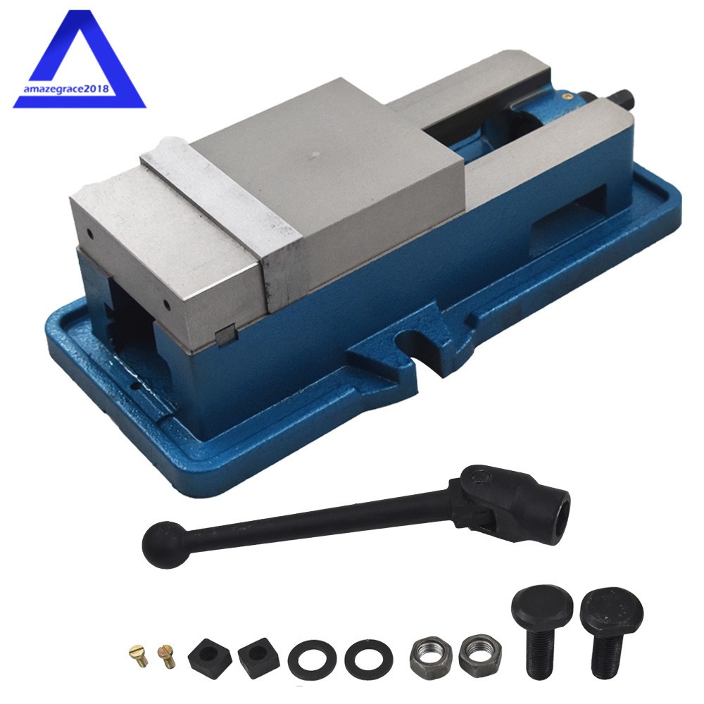 4" Lockdown CNC Milling Machine Bench Vise Clamping Vice Precision Without Base