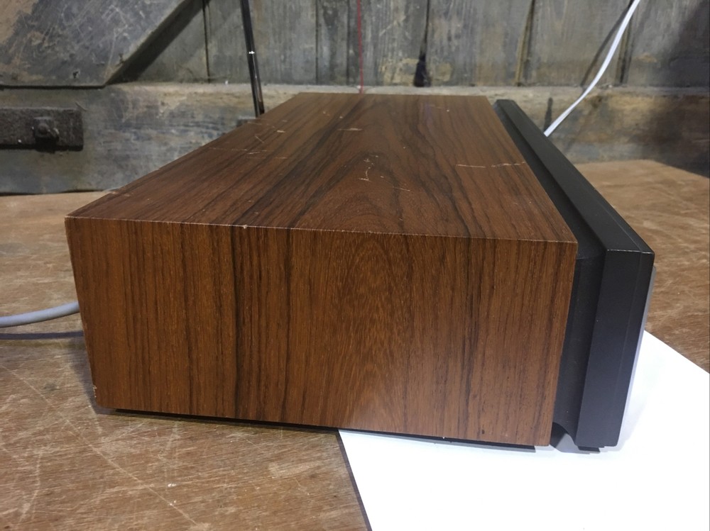 Luxman T-110 FM Stereo Tuner Silver/Wood 4ch Decoder Multi Path T 110 Working