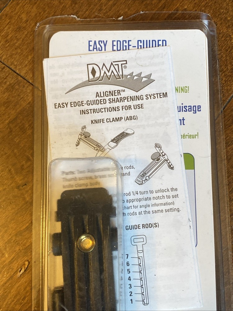 DMT Blade Guide Model: ABG, Knife Clamp Easy Edge-Guided Sharpening System USA