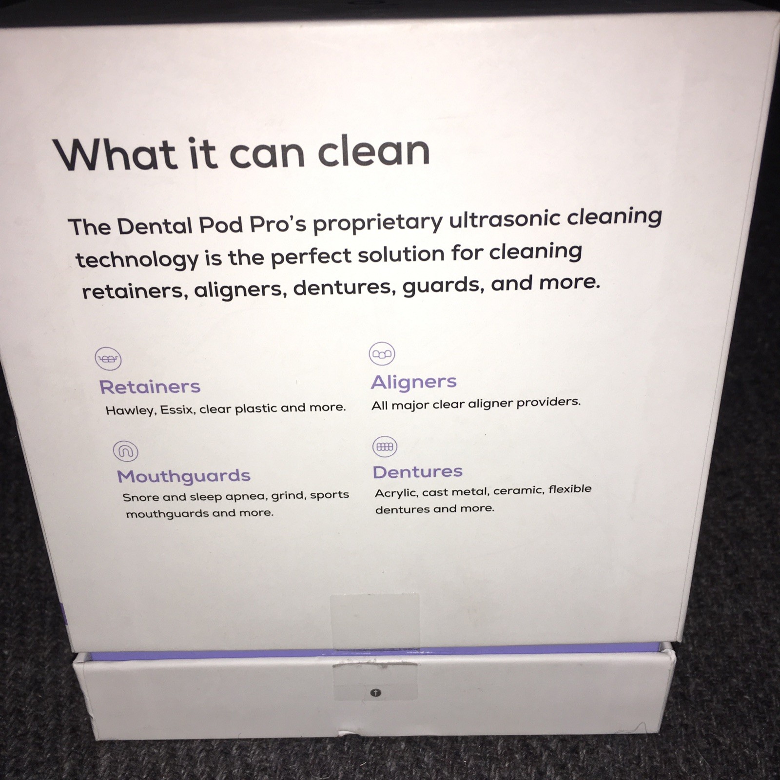 Zima Dental Pod Pro Oral Appliance Cleaner for Retainers, Guards - SAGE GREEN